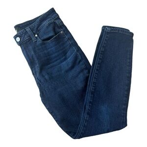 Paige Hoxton Ankle Telluride Dark Wash Blue Womens Size 28 Denim Mid Rise